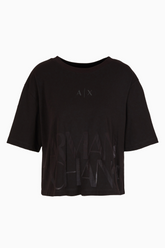 T-Shirt Women Black Armani Exchange Camiseta